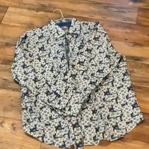 Robert graham  mens dress shirt 2XL. Excellent condition. Multi color